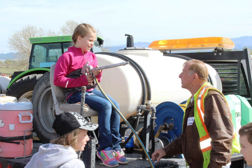 Sprayer at Ag Day